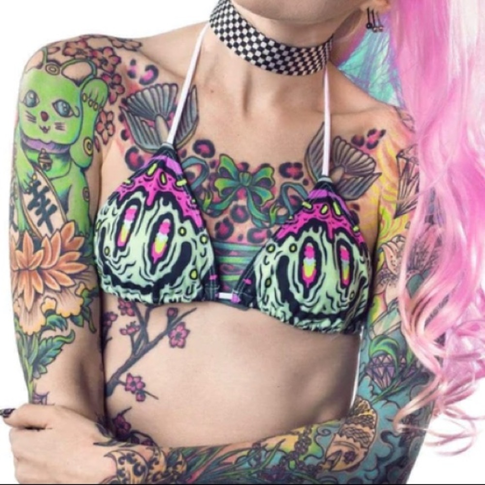 Scummy Bears I Scream Bikini Top